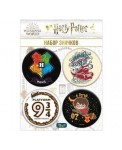 Набор значков закатных "Гарри Поттер 4", 4 штуки