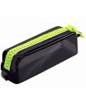Пенал "Neon green", 1 отделение, 22х8х6,5 см, ПВХ, с объемной "тракторной" молнией