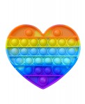 Игрушка антистресс PrioritY "Сердечко радужное - 1"