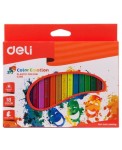 Мелки восковые "Color Emotion", трехгранные, 24 цвета