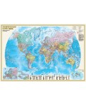 Карта мира А0 (физическая/политическая)