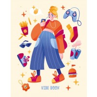 VIBE BOOK. Блокнот для подростков (песочная обложка)
