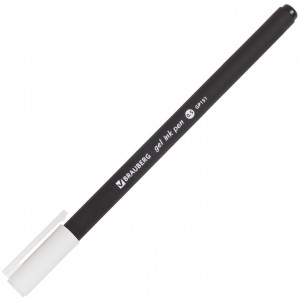 Ручка гелевая "Matt Gel", черная, корпус soft-touch, узел 0,5 мм, линия 0,35 мм