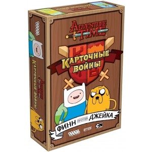 Настольная игра "Время приключений. Карточные войны. Финн против Джейка"