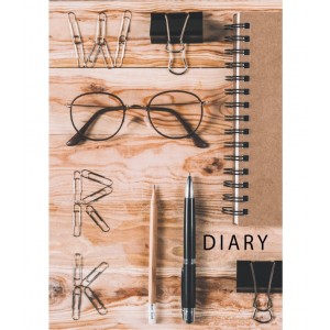 Ежедневник недатированный "Work diary", А5, 128 листов