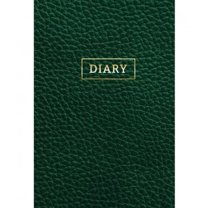 Ежедневник недатированный "Leather. Green", А5-, 128 листов