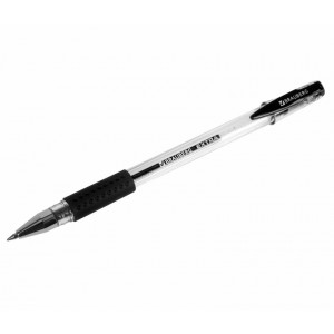 Ручка гелевая с грипом "EXTRA GT", черная, стандартный узел 0,5 мм