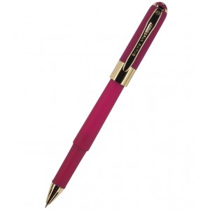 Ручка шариковая "Monaco", синяя, пурпурный корпус, узел 0,5 мм, линия 0,3 мм