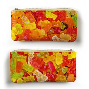 Мармеладки "Пенал-косметичка на молнии", 115х215 мм, 1-секция