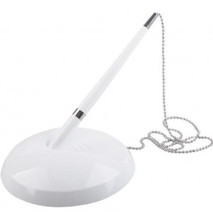 Ручка шариковая синяя на липучке "Darvish" "Stop pen"  на цепочке