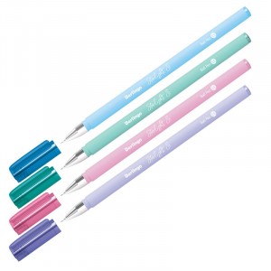 Ручка шариковая "Starlight S", 0,5 мм, синяя, корпус ассорти пастель 