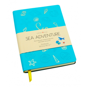 Книга для записей "Sea Adventure. Небесный", В6, 80 листов, линия