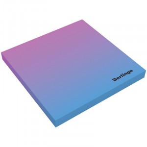 Самоклеящийся блок "Ultra Sticky. Radiance", 75x75 мм, 50 листов, цвет: розовый, голубой