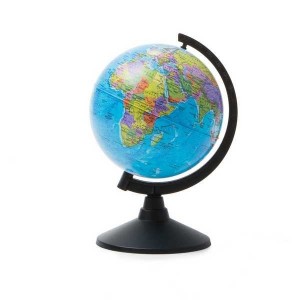 Глобус Земли физический с подставкой, 120 мм