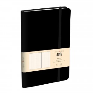 Блокнот "Joy Book. Черный агат", А5, 96 листов, точка