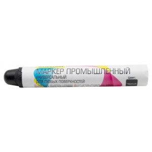 Маркер для промышленной графики "Silwerhof", для любых поверхностей, цвет: черный, арт. ПМ-100