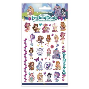 Наклейки-тату переводные PrioritY "Энчантималс – 4", 110х200 мм