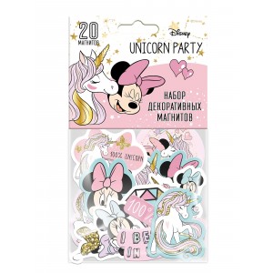 Набор магнитов "Минни Маус и Единорог – 1"