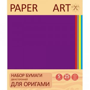 Двухсторонняя бумага для оригами "Paper Art. Классика цвета"