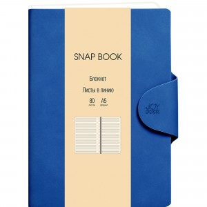 Snap book. No 4Блокноты для зап. А5, 80л. (Snap book) Иск.кожа 7Б