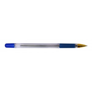 Ручка шар.GOLD арт.М-5739 ЧЕРНАЯ  пулевидный пиш.узел 0.5 мм, корпус п