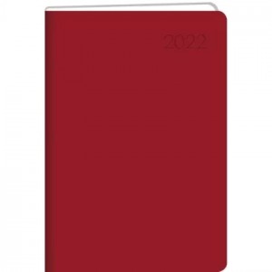 Ежедневник датированный на 2022 год "Paragraph. Красный", А5, 176 листов