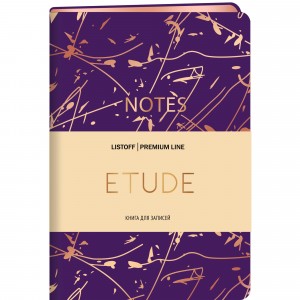 Книга для записи "Etude. No2", А6+, 80 листов, линия
