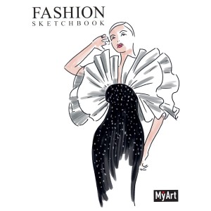 My Art. Fashion скетчбук на гребне. Дива