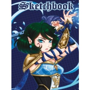 Скетчбук. Девочка-воин
