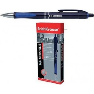 Ручка шариковая автоматическая "Megapolis Concept", 0.7 мм, синие чернила (141259)