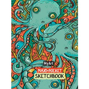 My Art. Maxi Pocket скетчбук. Осьминоги