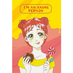 Обложка для паспорта "I'm an anime person"