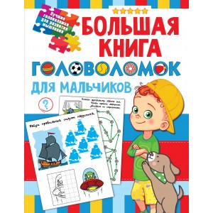 Большая книга головоломок для мальчиков