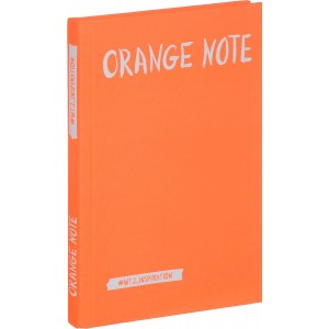 Orange Note. Творческий блокнот с флуоресцентными страницами (твердый переплет)