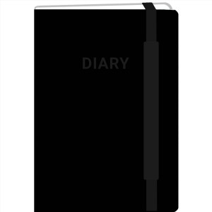 Ежедневник недатированный "Blank. Угольный", А5, 128 листов