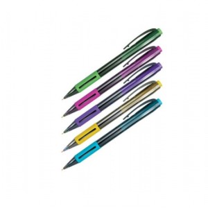 Ручка шариковая "SI-400 Color", синяя, 0,7 мм, корпус ассорти 