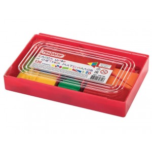 Касса цифр и счетных материалов, 132 элемента, пенал (106146)