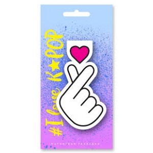 Фигурная магнитная закладка. К-РОР