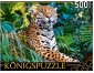 Пазлы "Konigspuzzle. Леопард в джунглях", 500 элементов