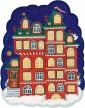 Настенный календарь-постер с окошками на 2022 год "Пряничный домик"