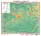 Физическая карта Республики Беларусь, м-б 1:1 млн, (настенная)